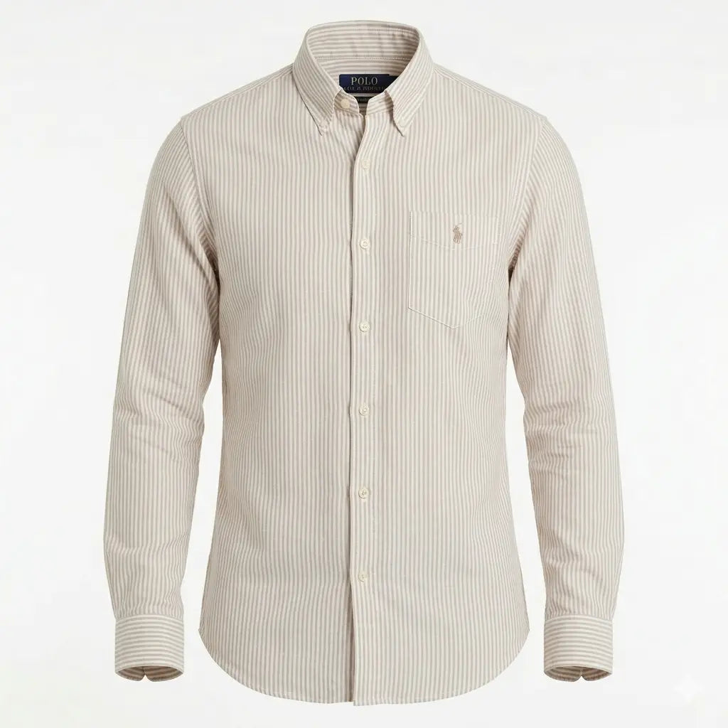 POLO RALPH LAUREN Serene Dune Classic Fit Striped Button-Down Shirt
