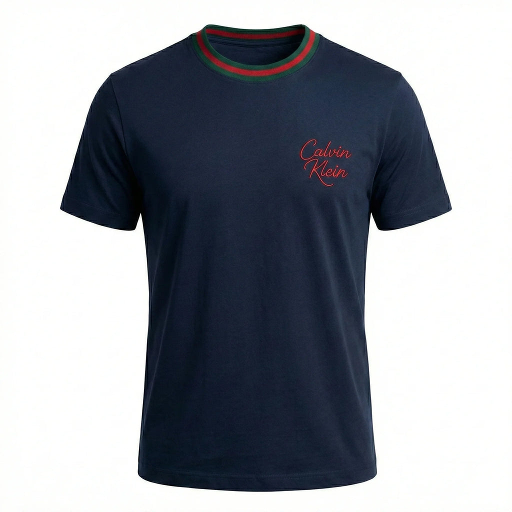 CALVIN KLEIN Mystic Sapphire Tailored Fit Short Sleeve T-Shirt