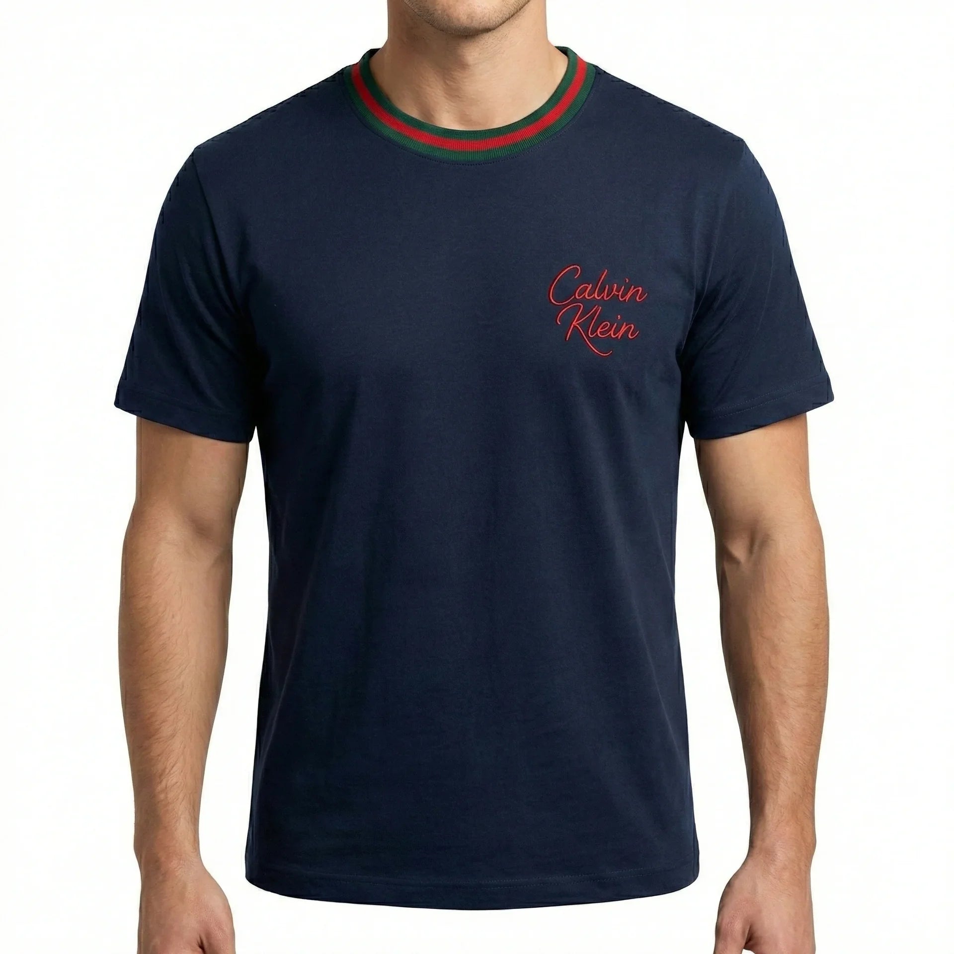 CALVIN KLEIN Mystic Sapphire Tailored Fit Short Sleeve T-Shirt