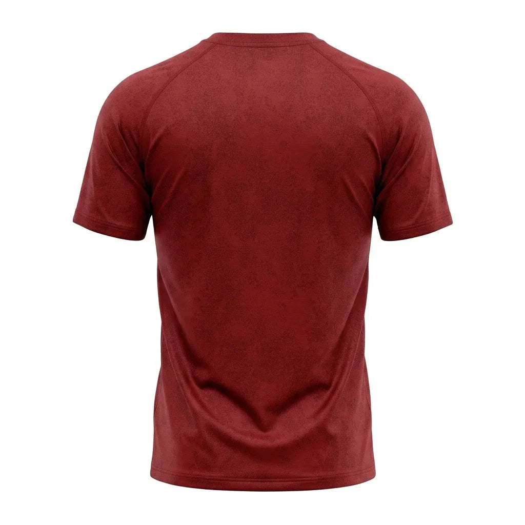 Nike Men's  Dri-FIT Performance Training T-Shirt in Burgundy