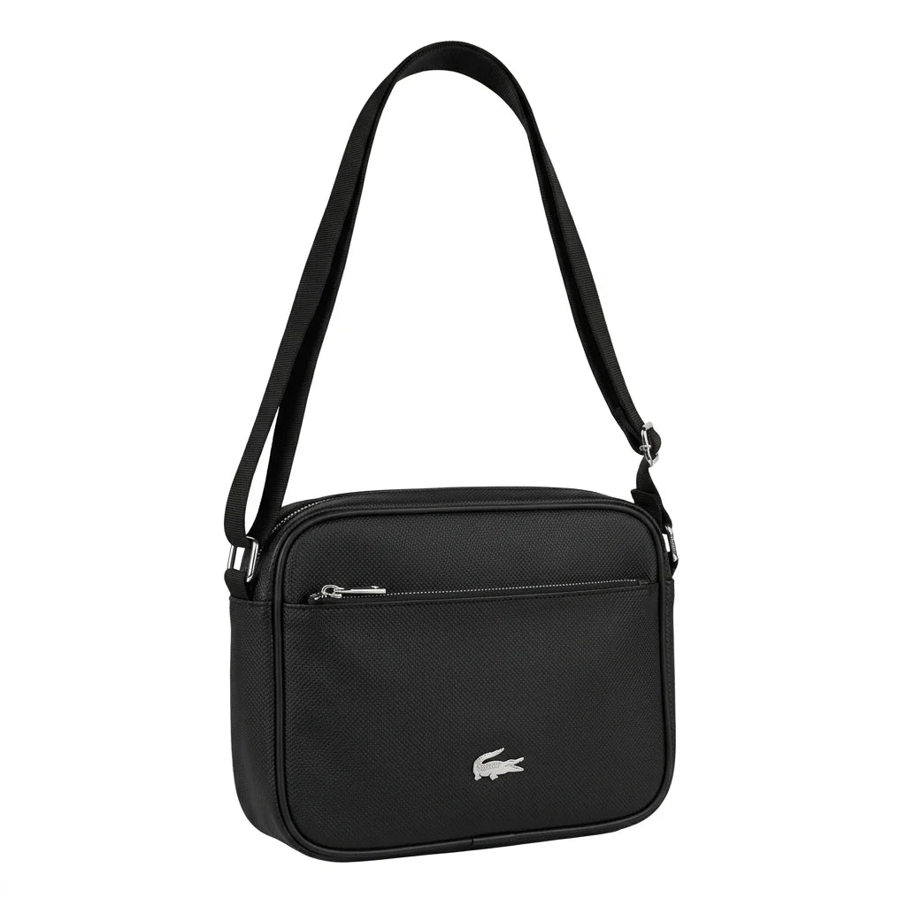 Lacoste Classic Black Crossbody Bag