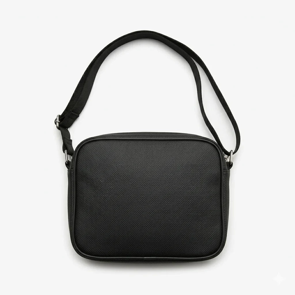 Lacoste Classic Black Crossbody Bag