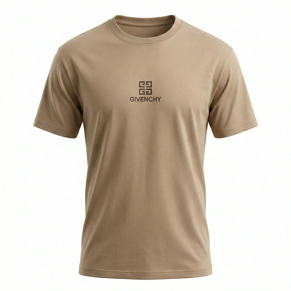 GIVENCHY Sunlit Taupe Signature Fit Short Sleeve T-Shirt