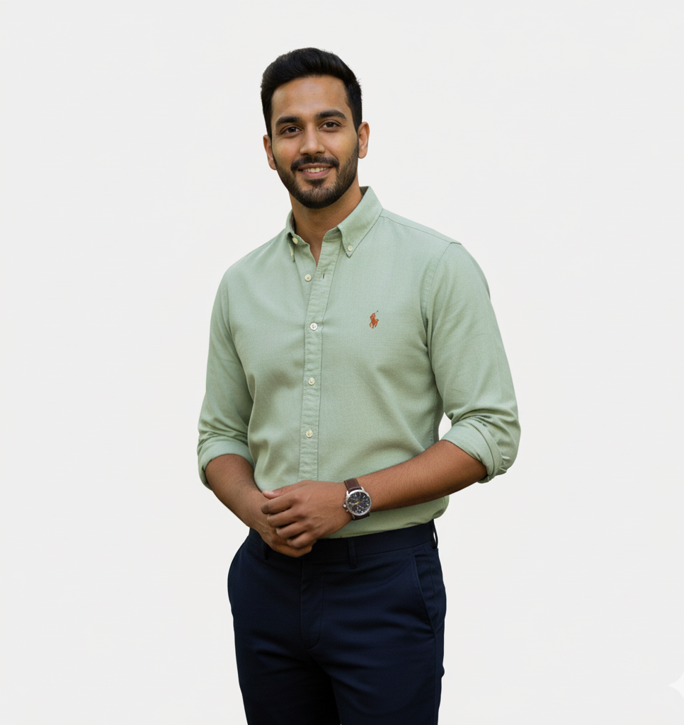 POLO RALPH LAUREN Mystic Sage Relaxed Fit Long Sleeve Button-Up Shirt