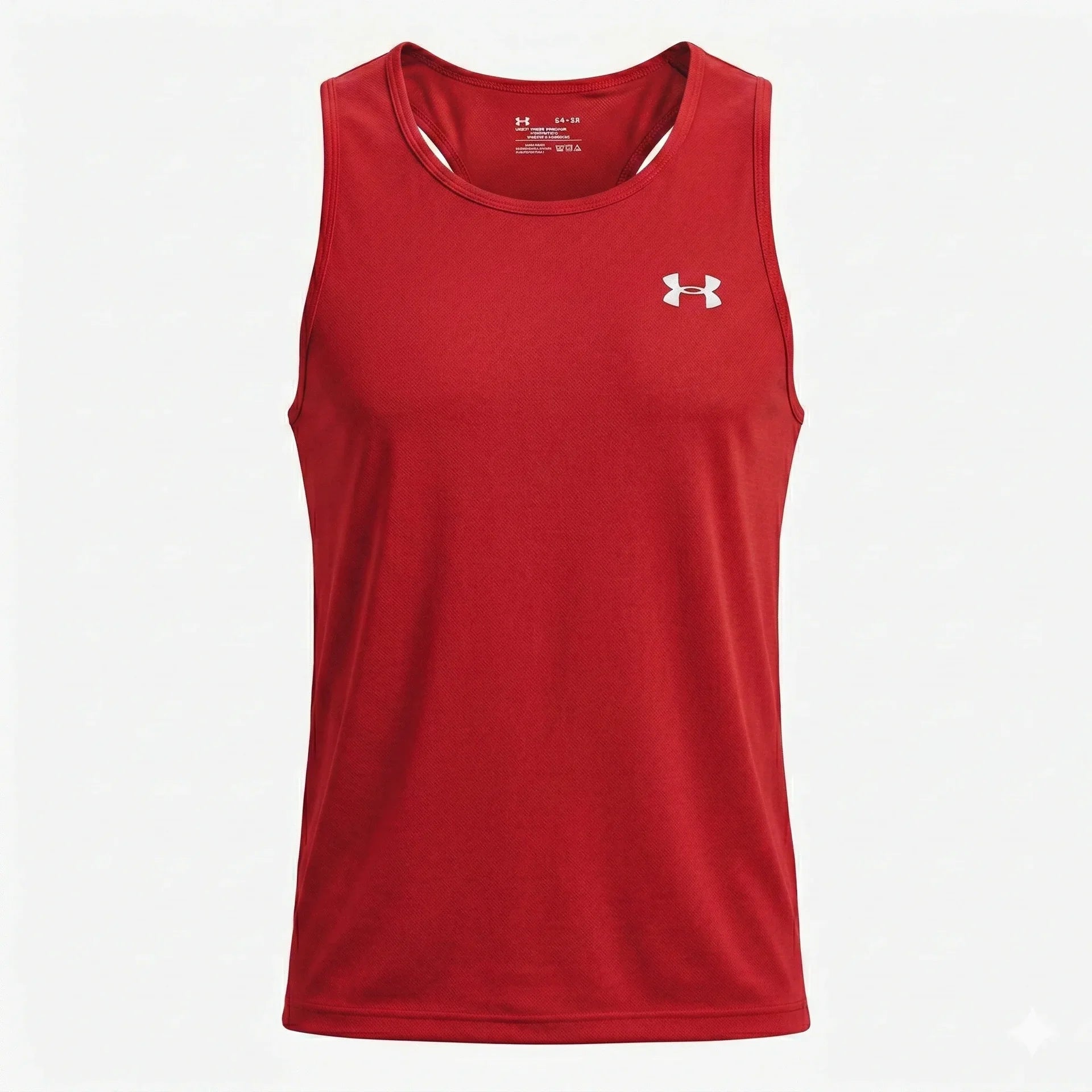 UNDER ARMOUR Luminous Tangerine Athletic Fit Sleeveless Tank Top