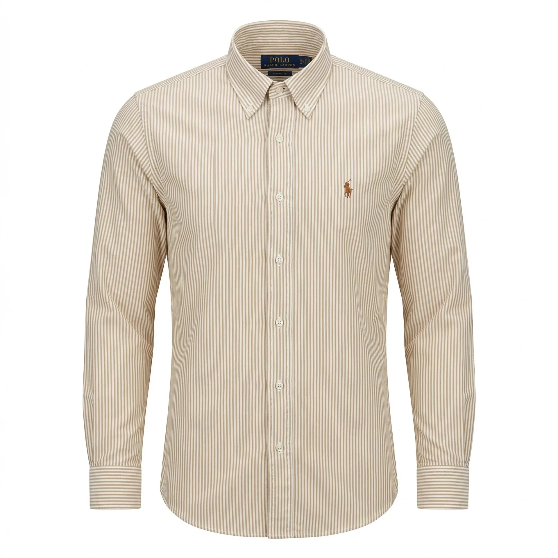 POLO RALPH LAUREN Classic Fit Long Sleeve Striped Cotton Shirt