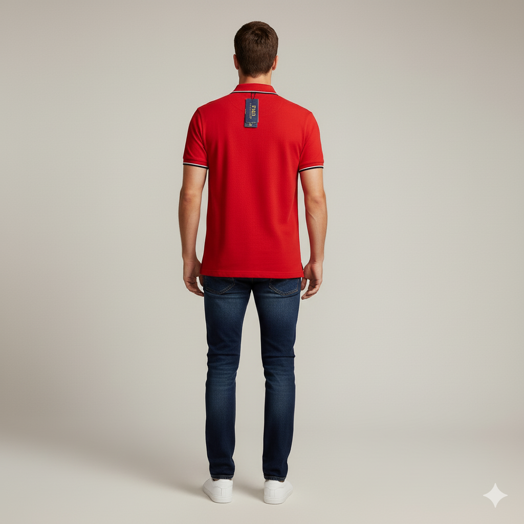 POLO RALPH LAUREN Radiant Ember Classic Fit Short Sleeve Piqué Polo Shirt