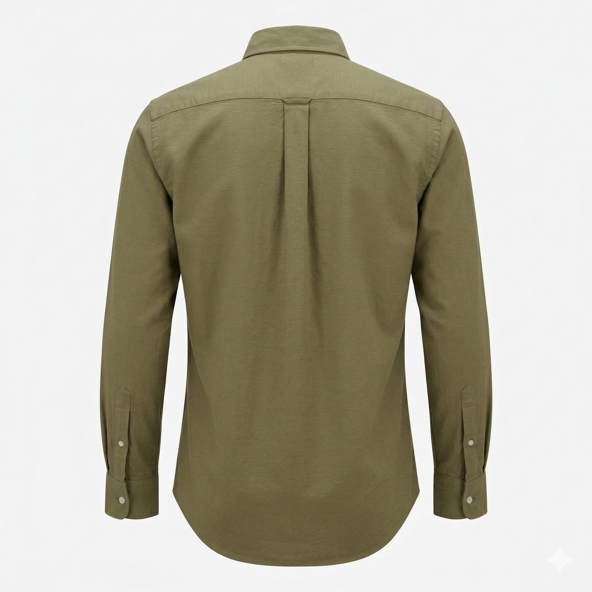 POLO RALPH LAUREN Classic Fit Olive Green Button-Up Shirt