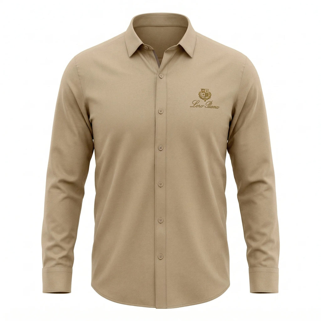 Loro Piana Regular Fit Full Sleeve Linen Shirt