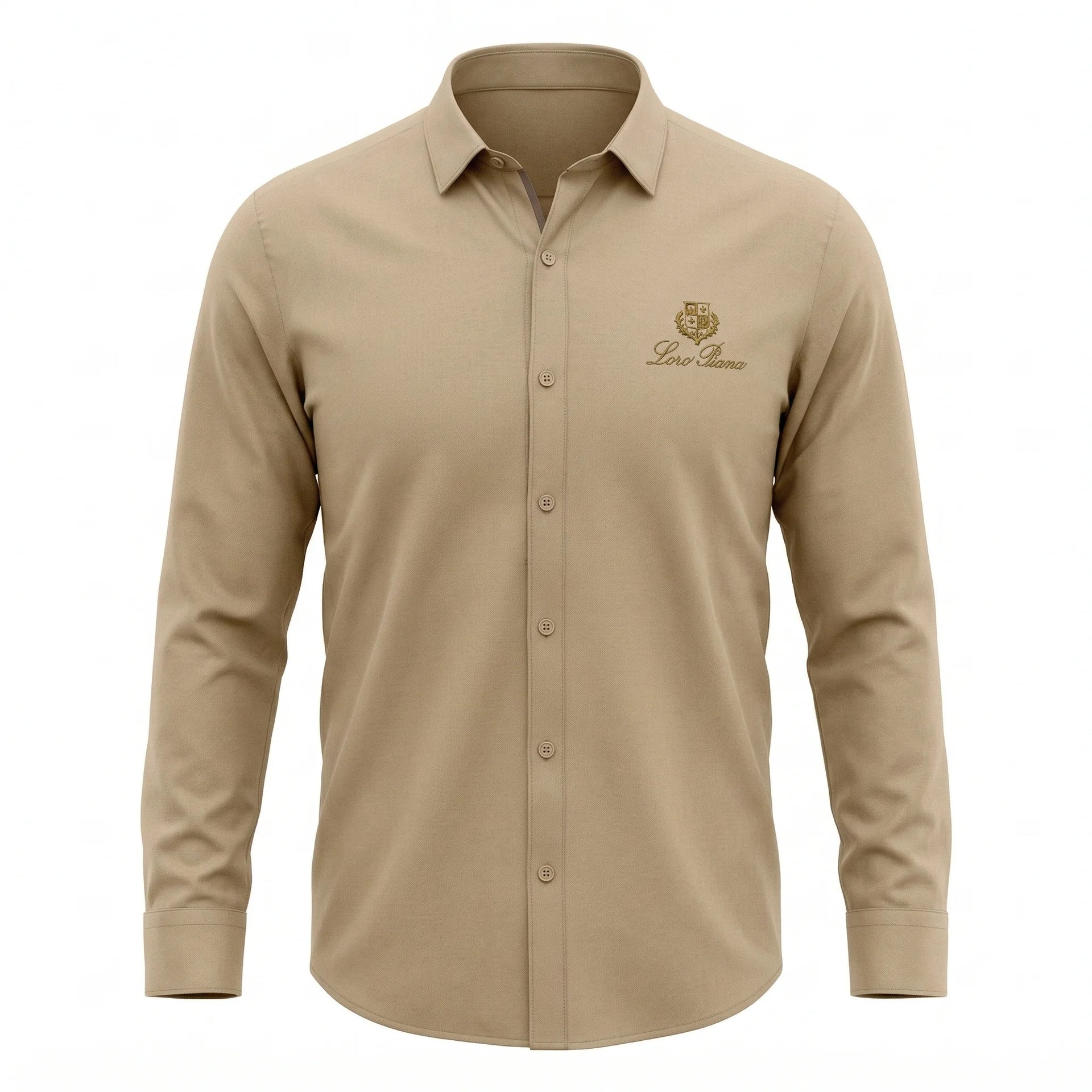 Loro Piana Regular Fit Full Sleeve Linen Shirt