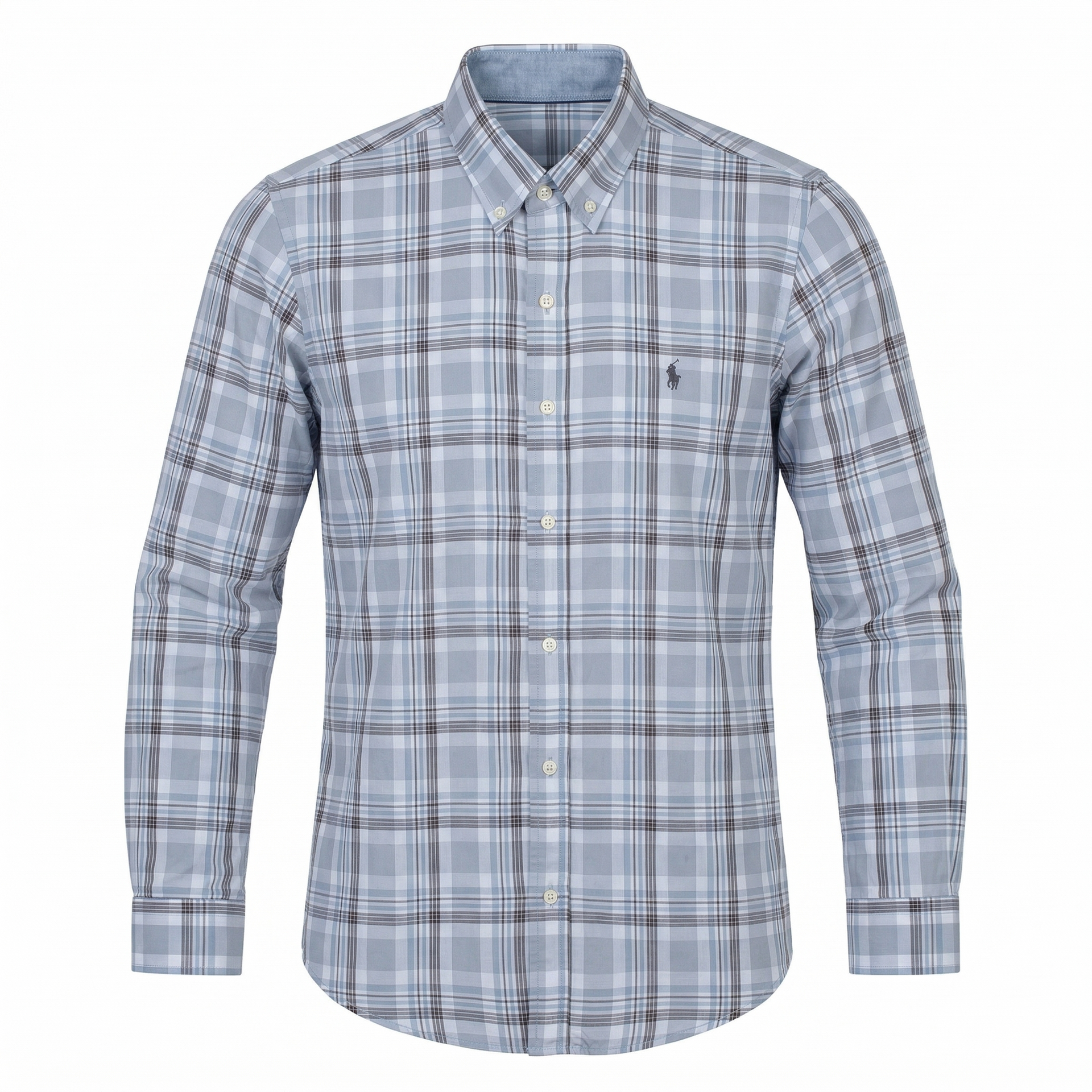 POLY RALPH LAUREN Ethereal Sky Classic Fit Long Sleeve Button-Down Shirt