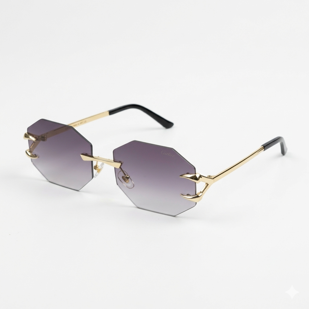 Cartier Octagonal Gradient Sunglasses