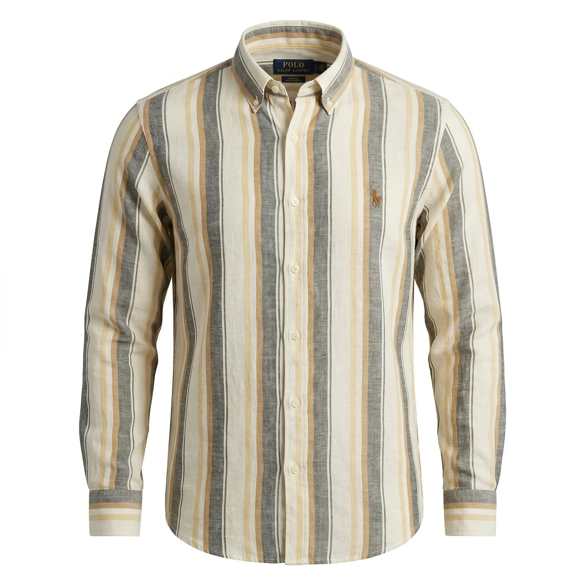 POLO Ralph Lauren Regular Fit Stripe Full Sleeve Linen Shirt
