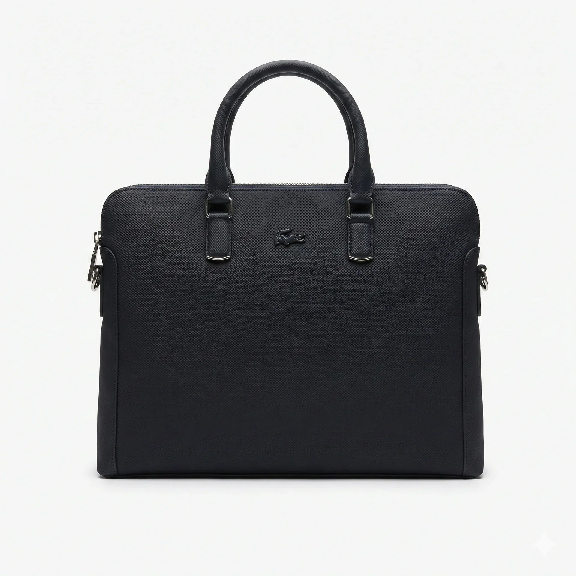 LACOSTE Midnight Quartz Luxe Leather Executive Laptop Bag