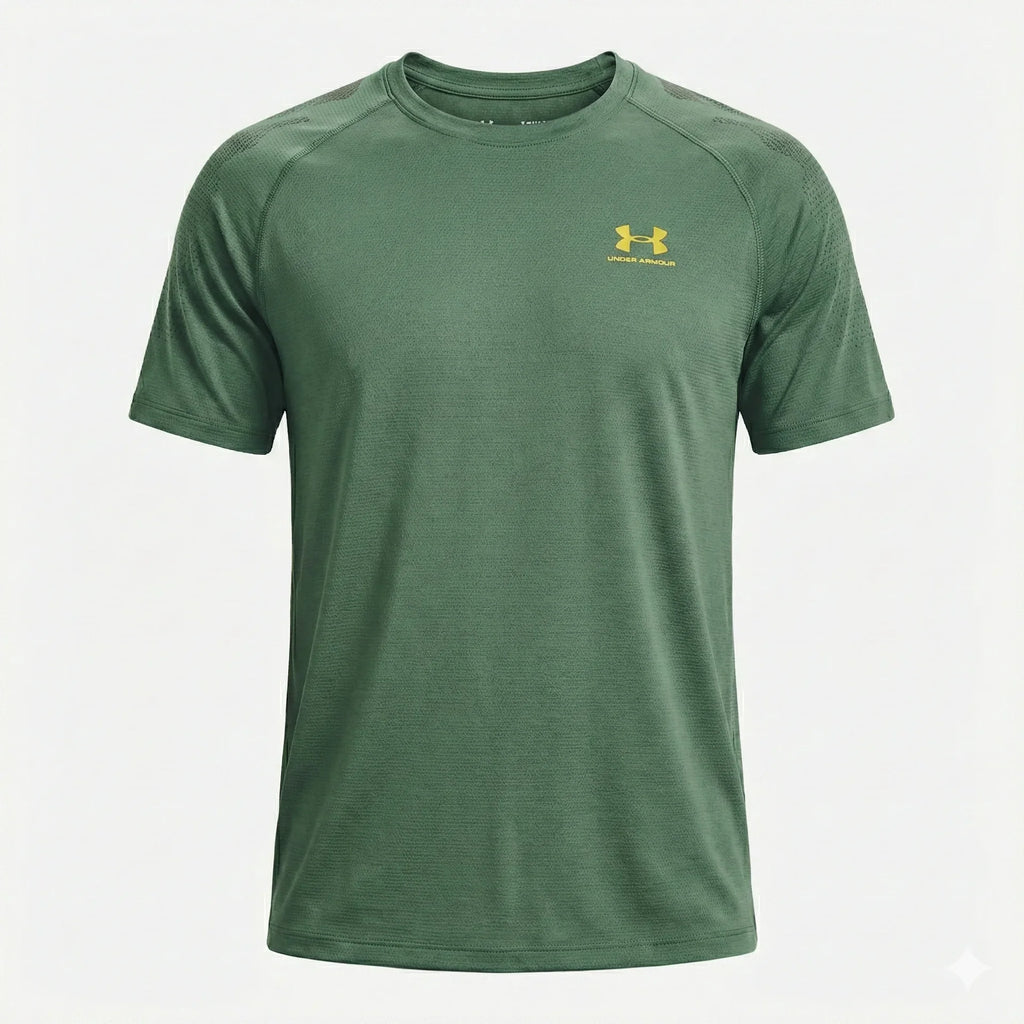 UNDER ARMOUR Lush Fern Athletic Fit Short Sleeve DRI FIT T-Shirt