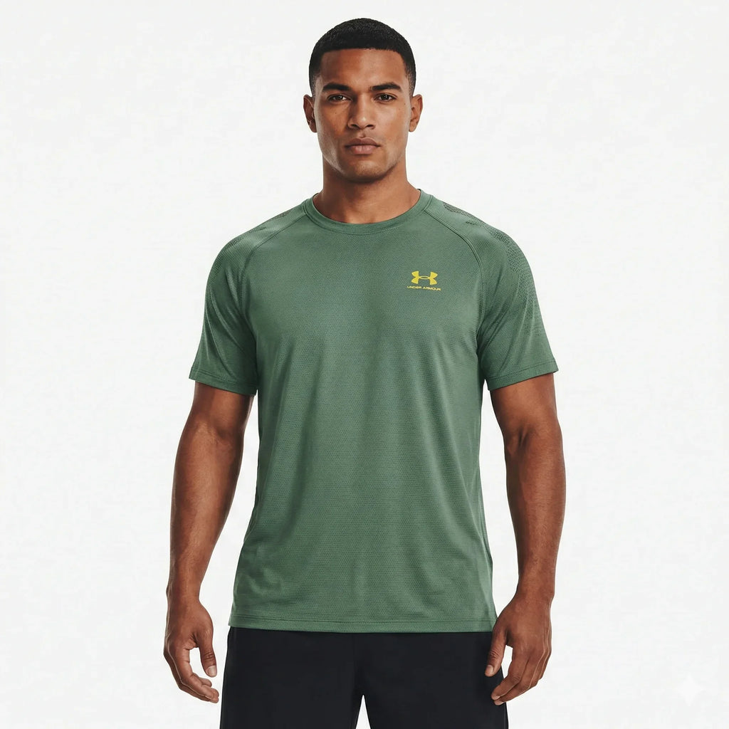 UNDER ARMOUR Lush Fern Athletic Fit Short Sleeve DRI FIT T-Shirt