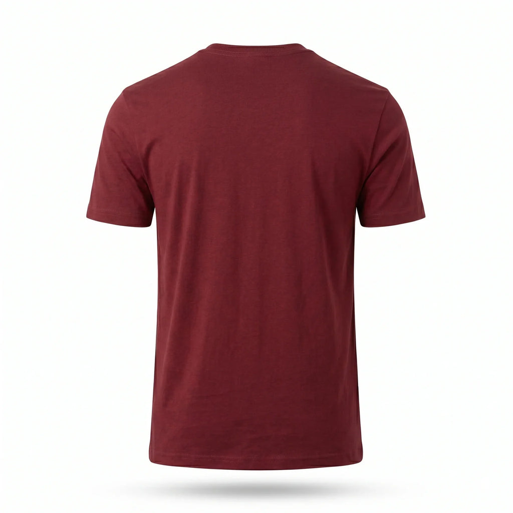 POLO Graphic Print Maroon T-Shirt