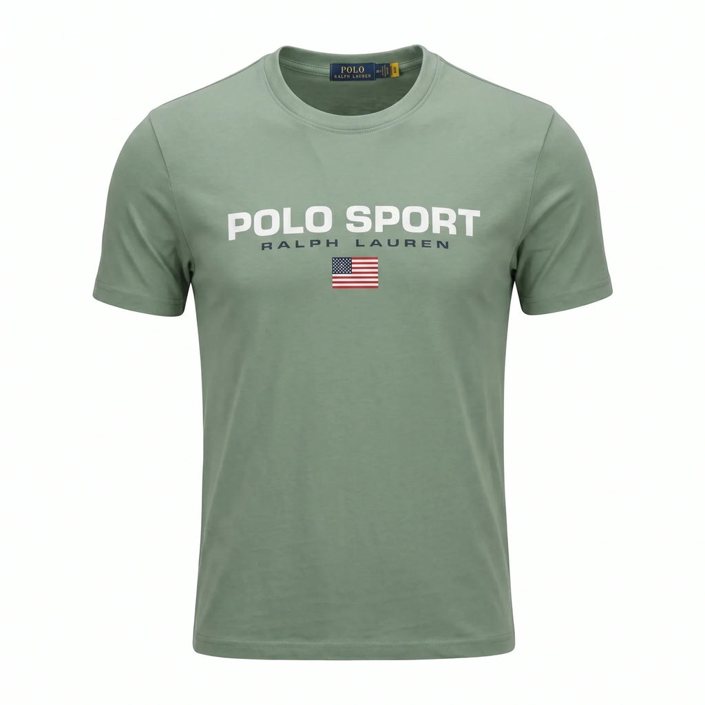 Polo Sport Ralph Lauren Graphic Tee with Flag