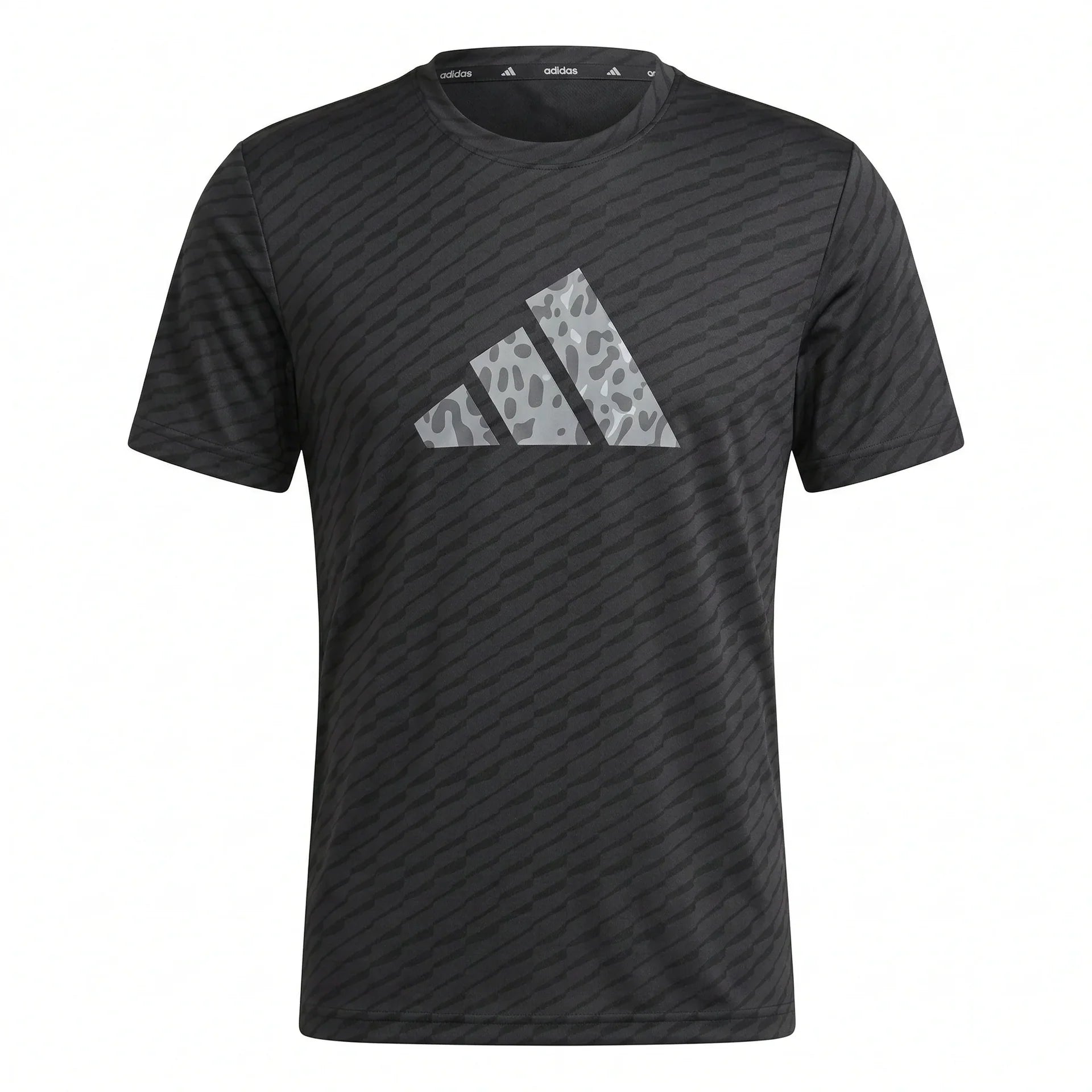 ADIDAS Obsidian Mist Athletic Fit Short Sleeve Dri-Fit T-Shirt