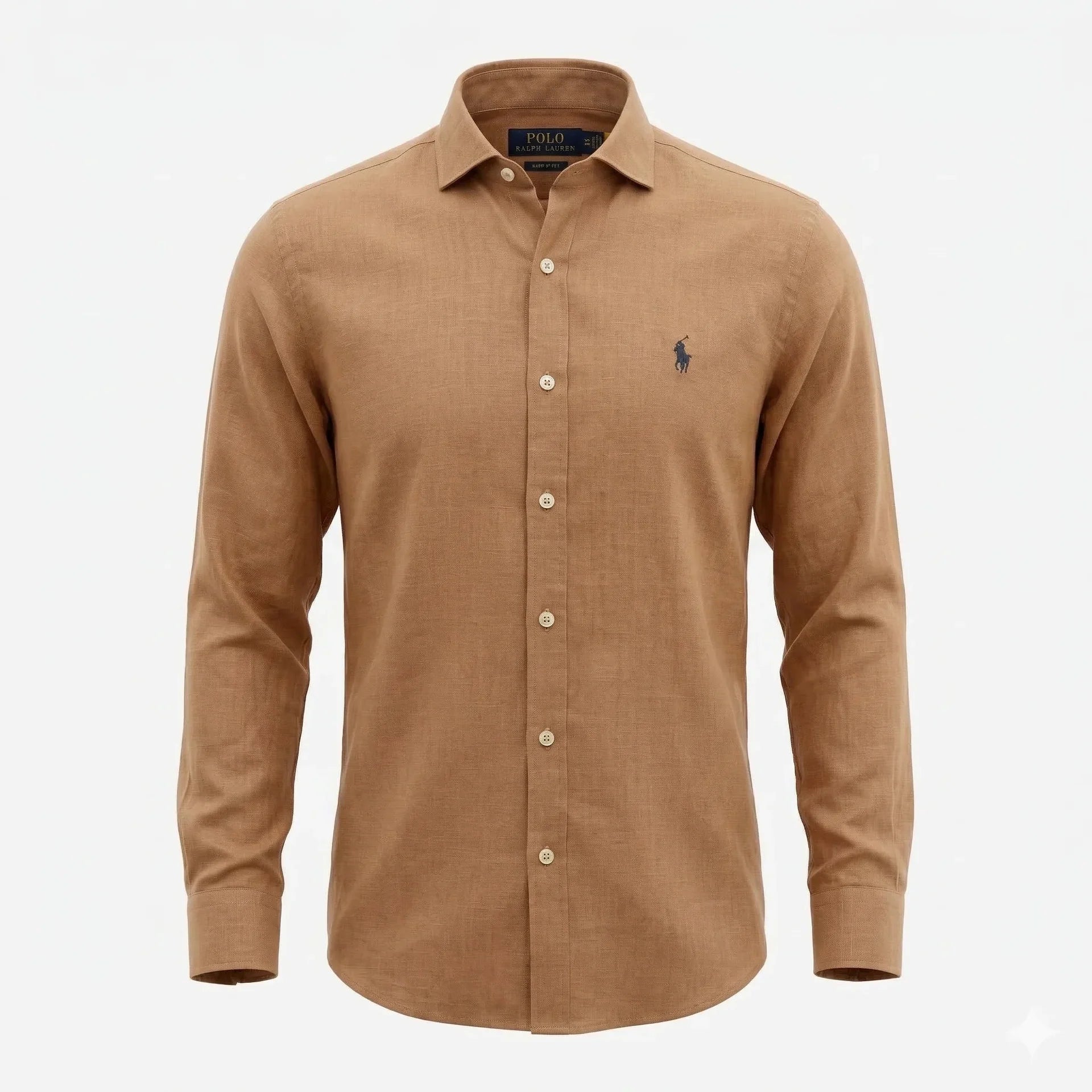 POLO RALPH LAUREN Custom Fit Full Sleeve Linen Shirt