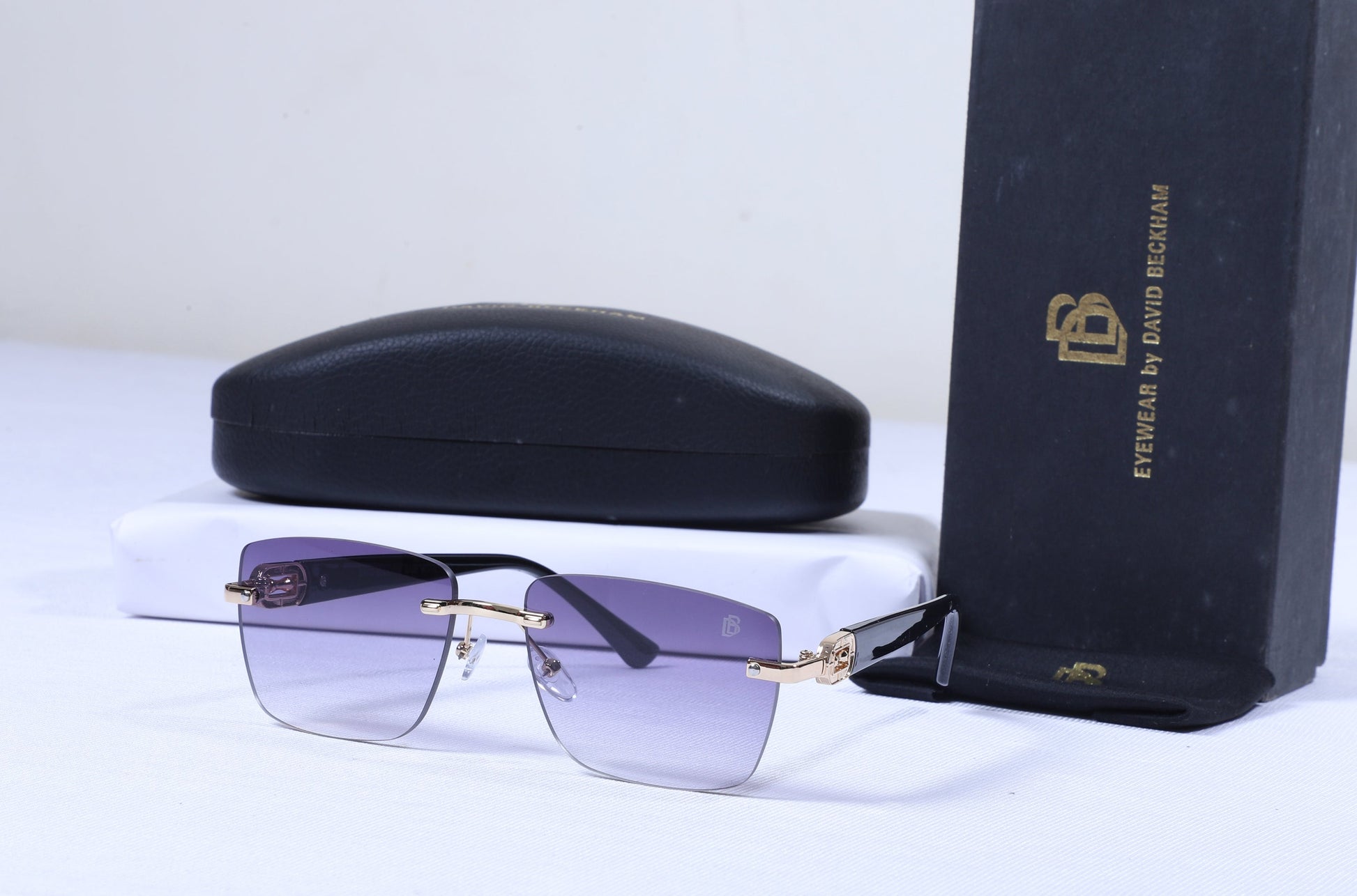 DAVID BECKHAM Eyewear by David Beckham Ethereal Violet Luxe Gradient Sunglasses