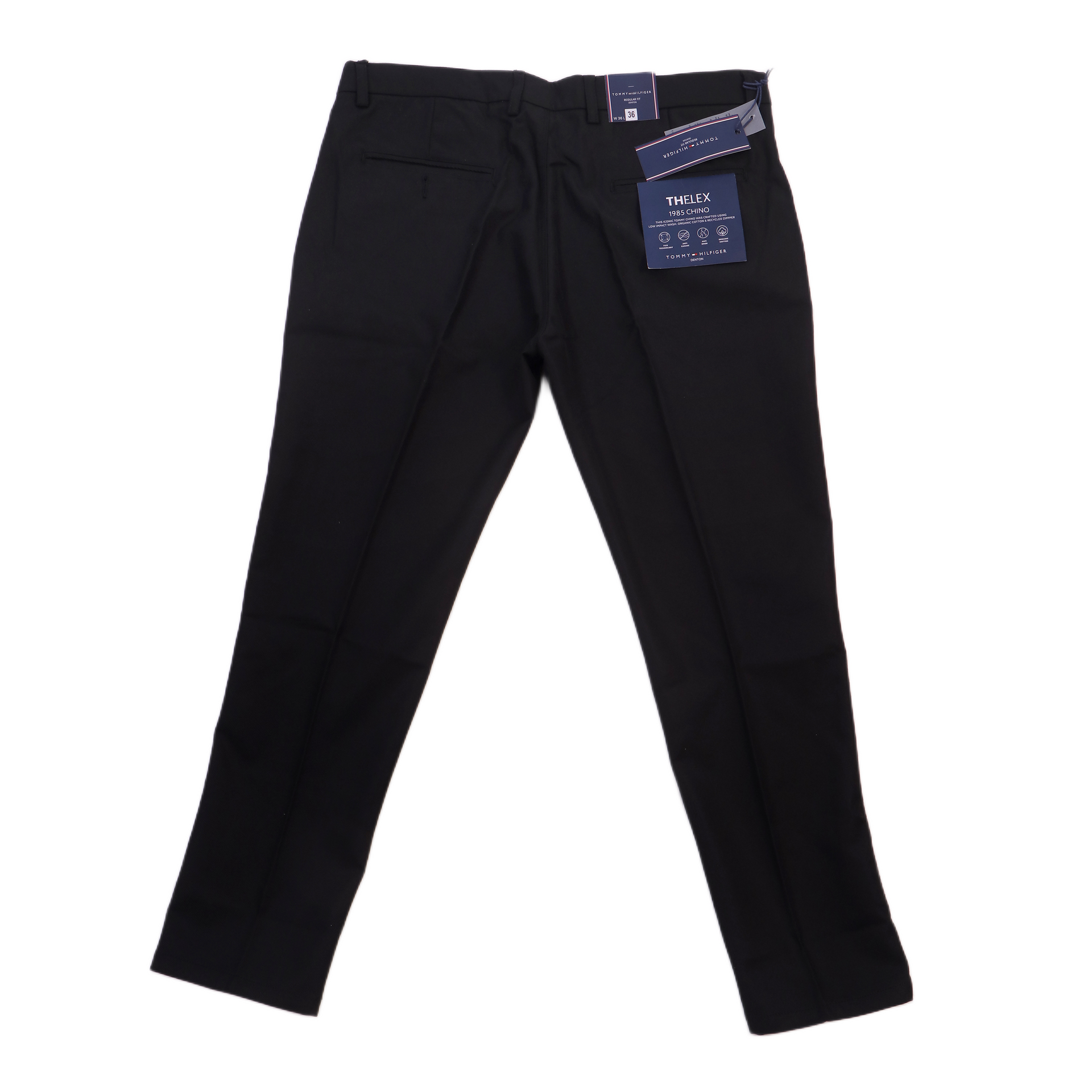 TOMMY HILFIGER Untamed Onyx Whisper Tailored Fit Trousers
