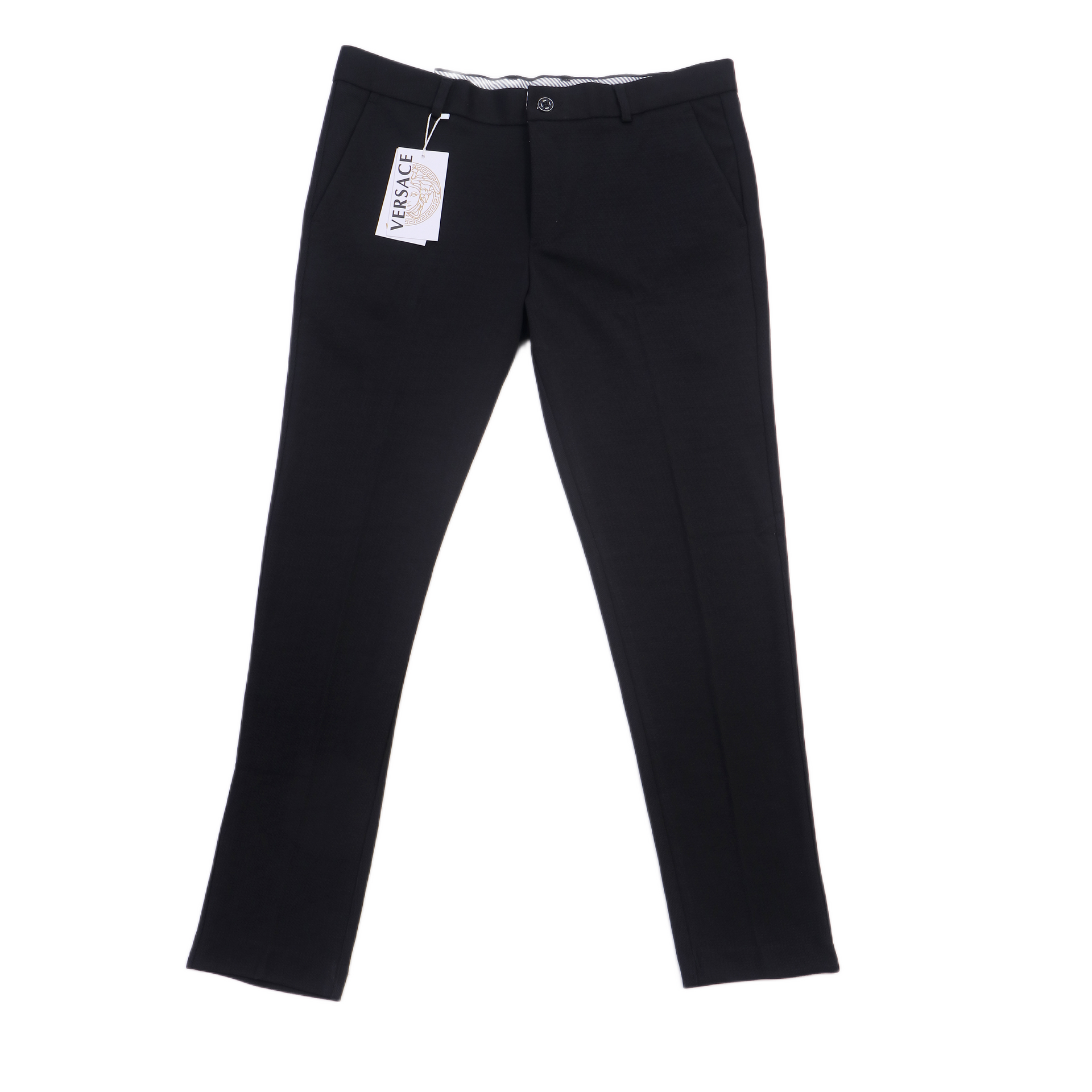 VERSACE Opulent Onyx Tailored Slim Fit Trousers