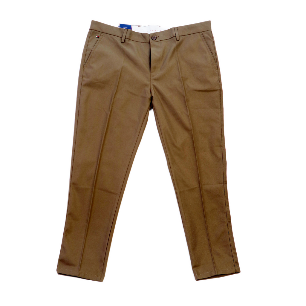 BRANDON VISTA Opulent Sable Umber Tailored Fit Chino Pants