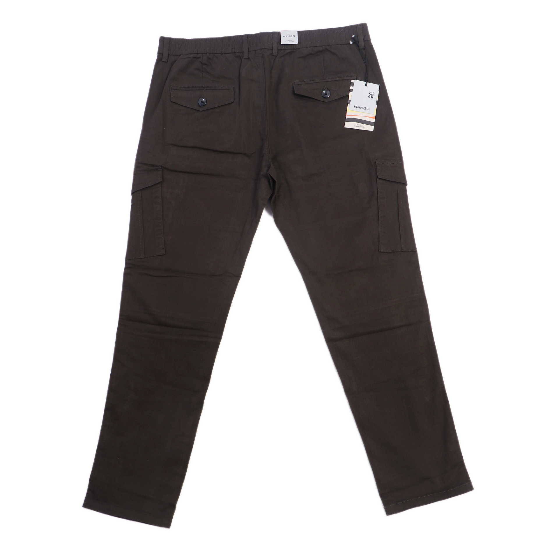 MANGO Seraphic Umber Tailored Fit Cargo Trousers