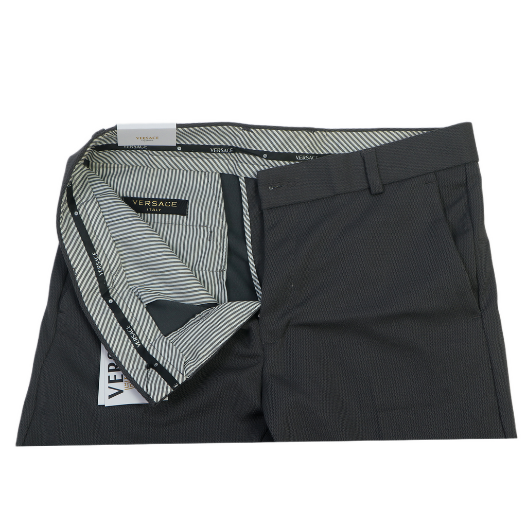 VERSACE Opulent Onyx Tailored Slim Fit Trousers