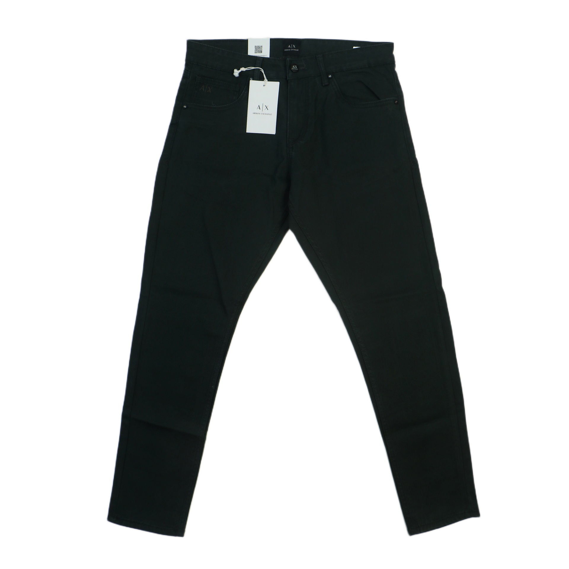 A|X Opulent Juniper Smoke Tailored Slim Fit Stretch Denim Jeans
