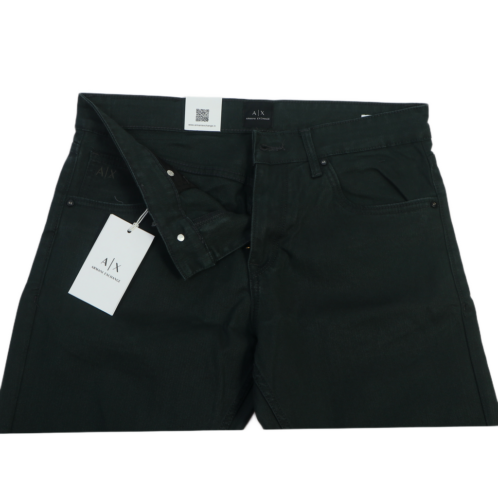 A|X Opulent Juniper Smoke Tailored Slim Fit Stretch Denim Jeans