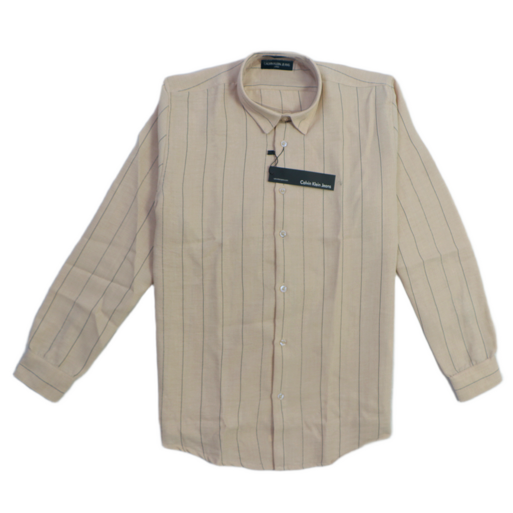 CALVIN KLEIN JEANS Whimsical Quartz Ember Classic Fit Long Sleeve Shirt