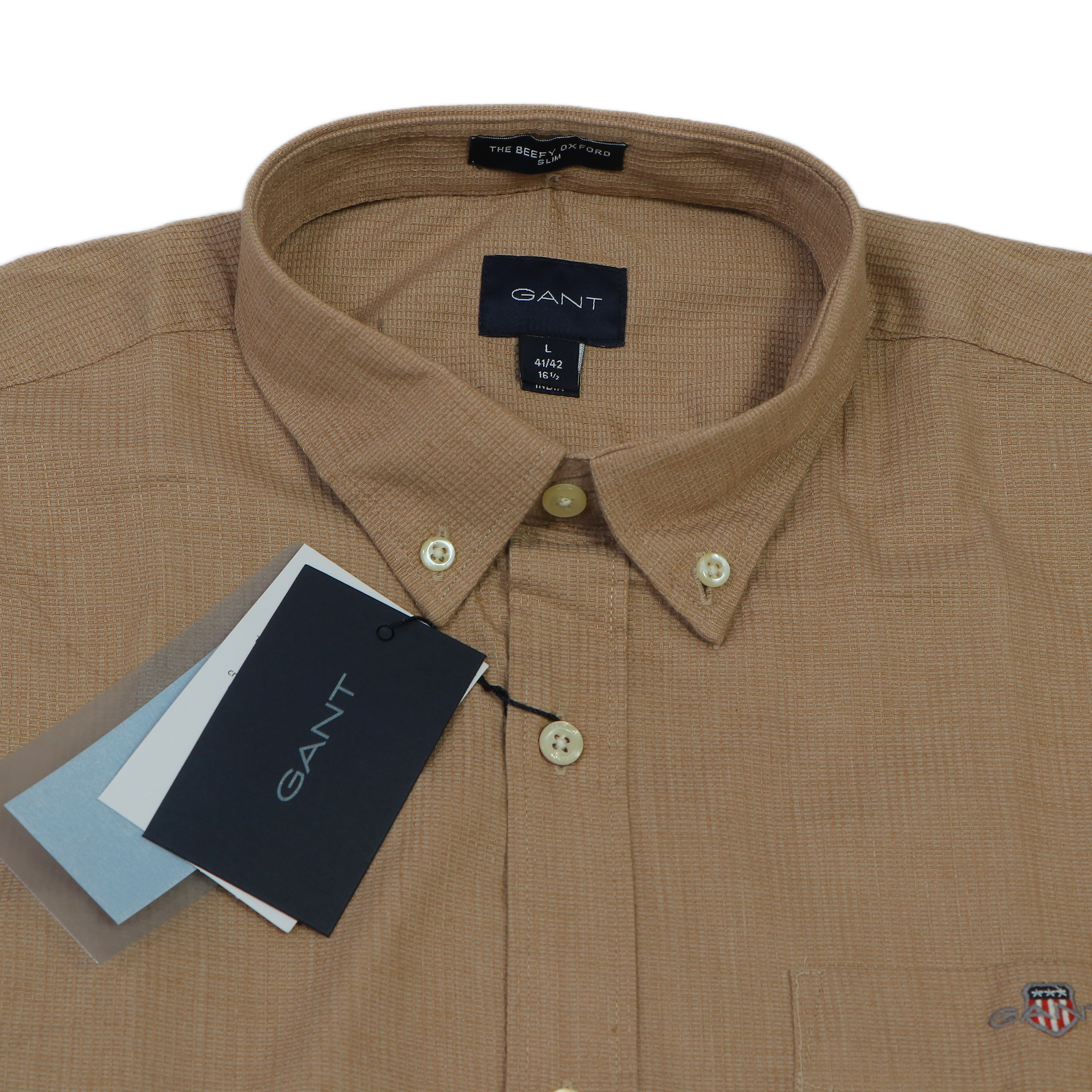 GANT Prismatic Amber Drift Classic Fit Long Sleeve Shirt