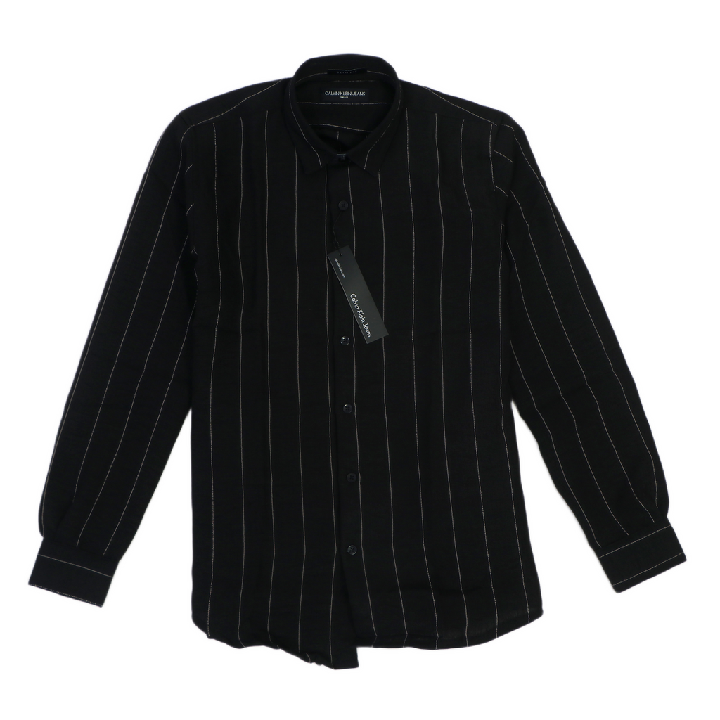 CALVIN KLEIN Whimsical Amber Drift Slim Fit Long Sleeve Shirt