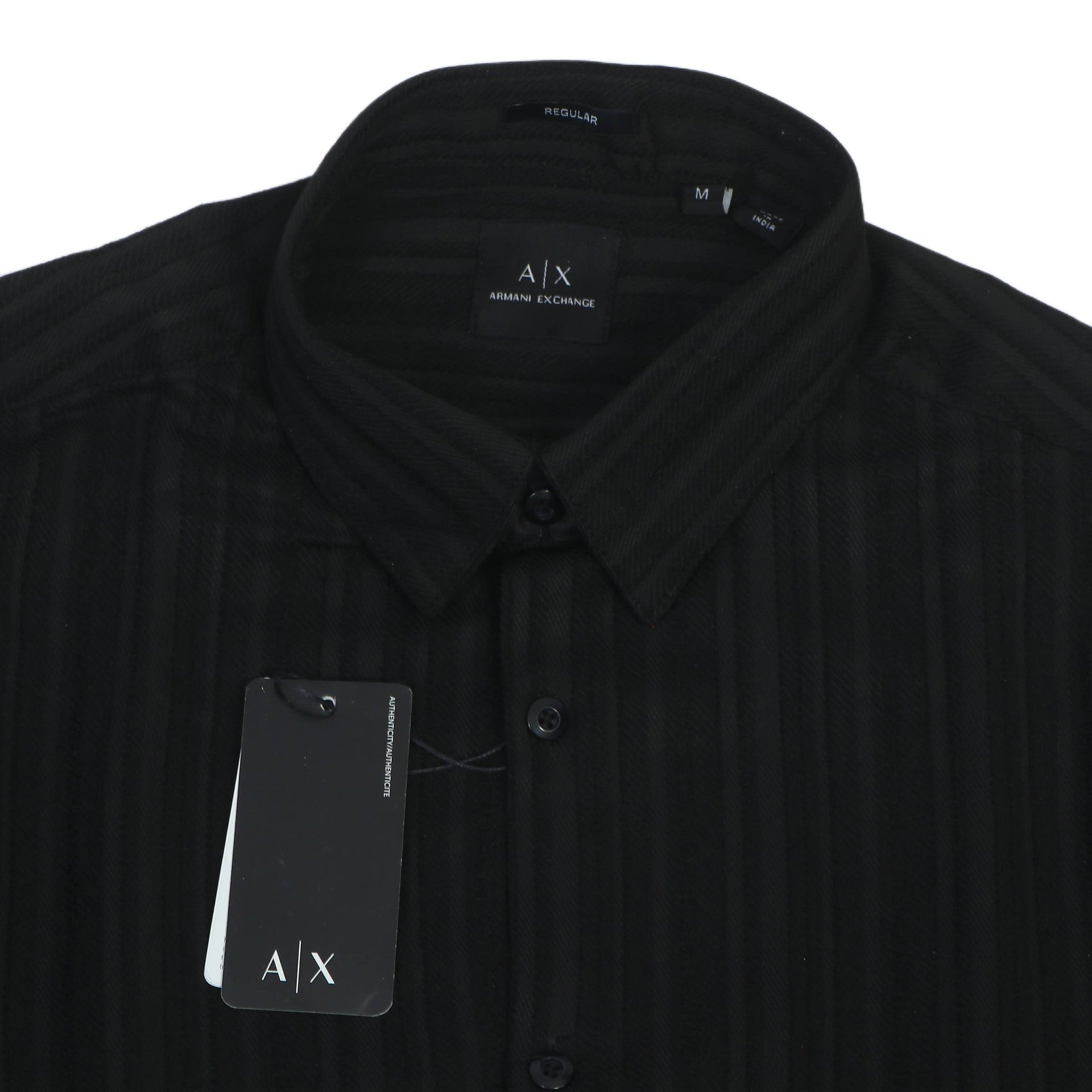 A|X Nebulous Onyx Whisper Tailored Fit Long Sleeve Button-Up Shirt