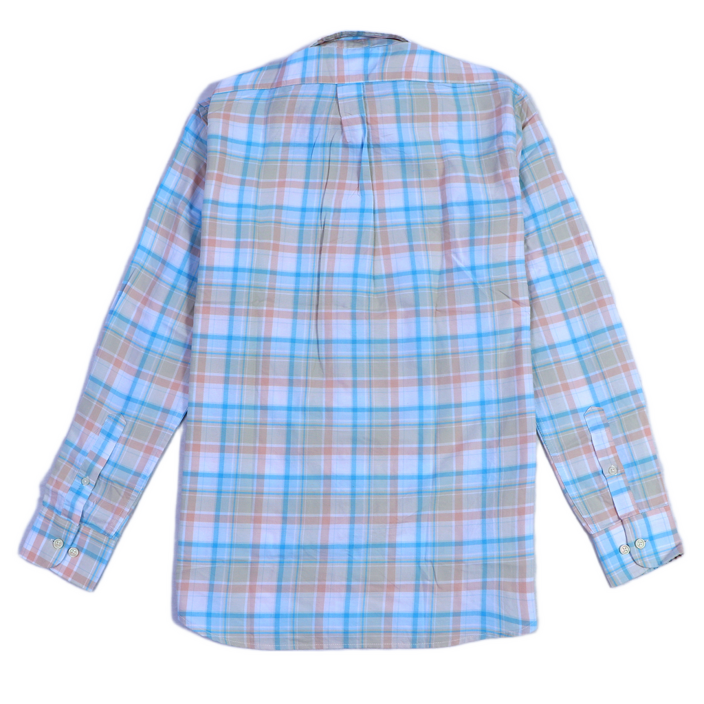 BROOKS BROTHERS Tranquil Breeze Tailored Fit Long Sleeve Cotton Blend Oxford Shirt