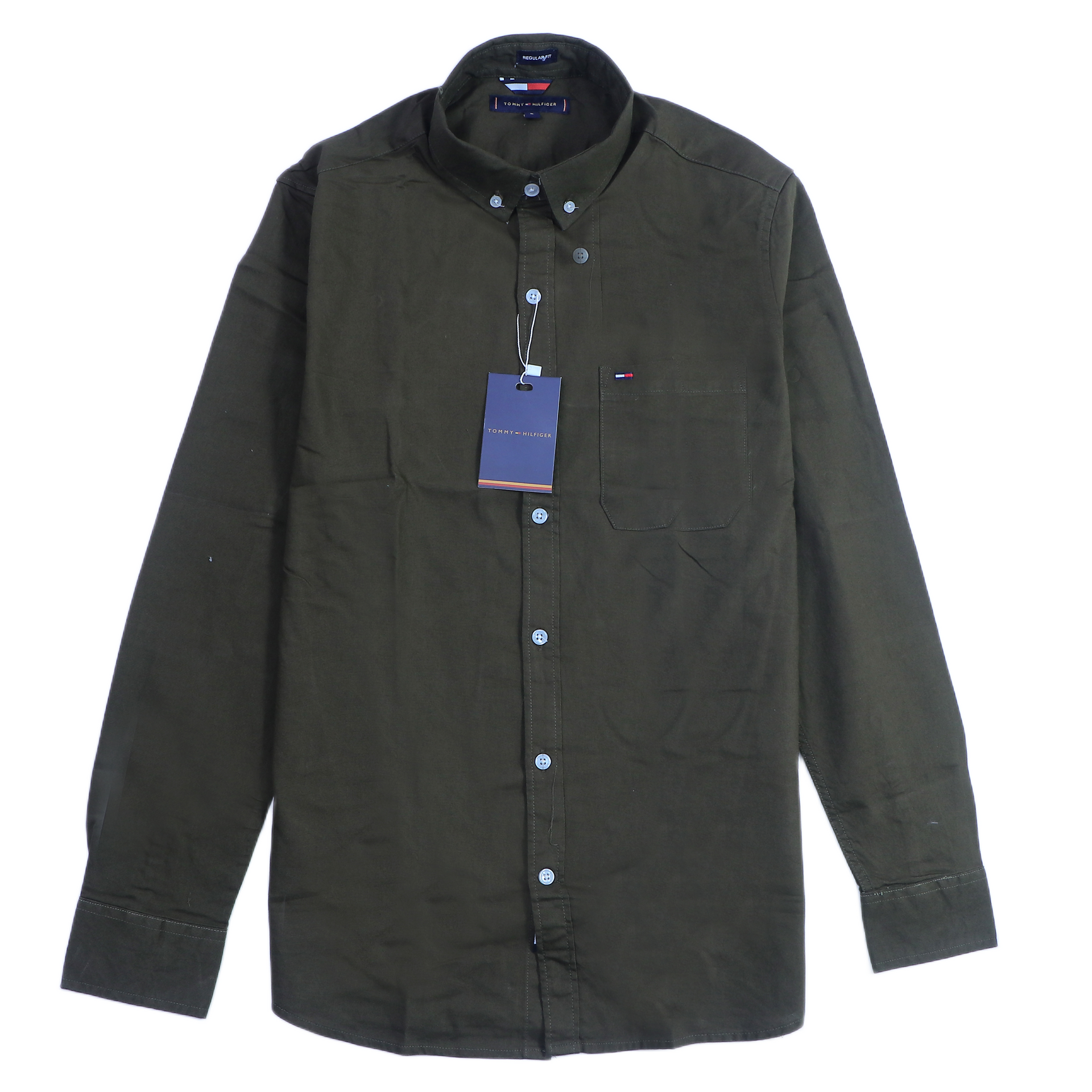 TOMMY HILFIGER Mystic Forest Classic Fit Long Sleeve Button-Down Shirt