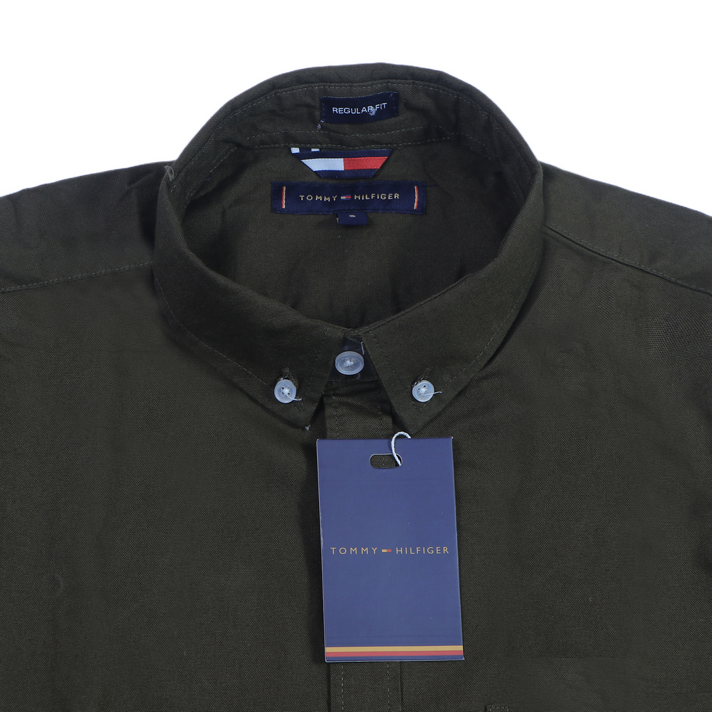 TOMMY HILFIGER Mystic Forest Classic Fit Long Sleeve Button-Down Shirt