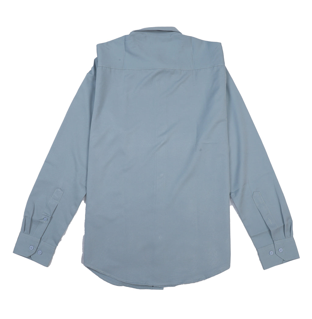 A|X Modern Fit Long Sleeve Shirt in Soft Grey