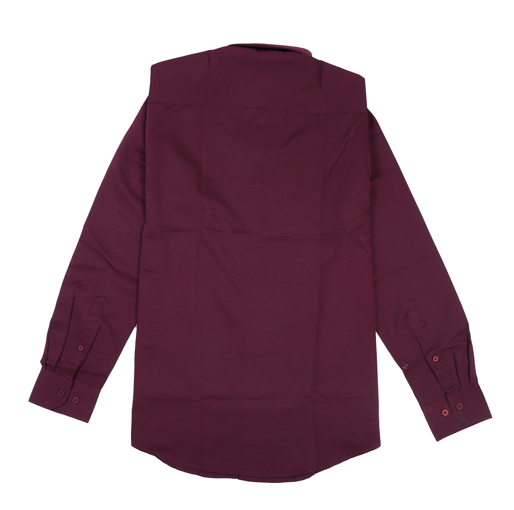 A|X Classic Fit Burgundy Button-Up Shirt