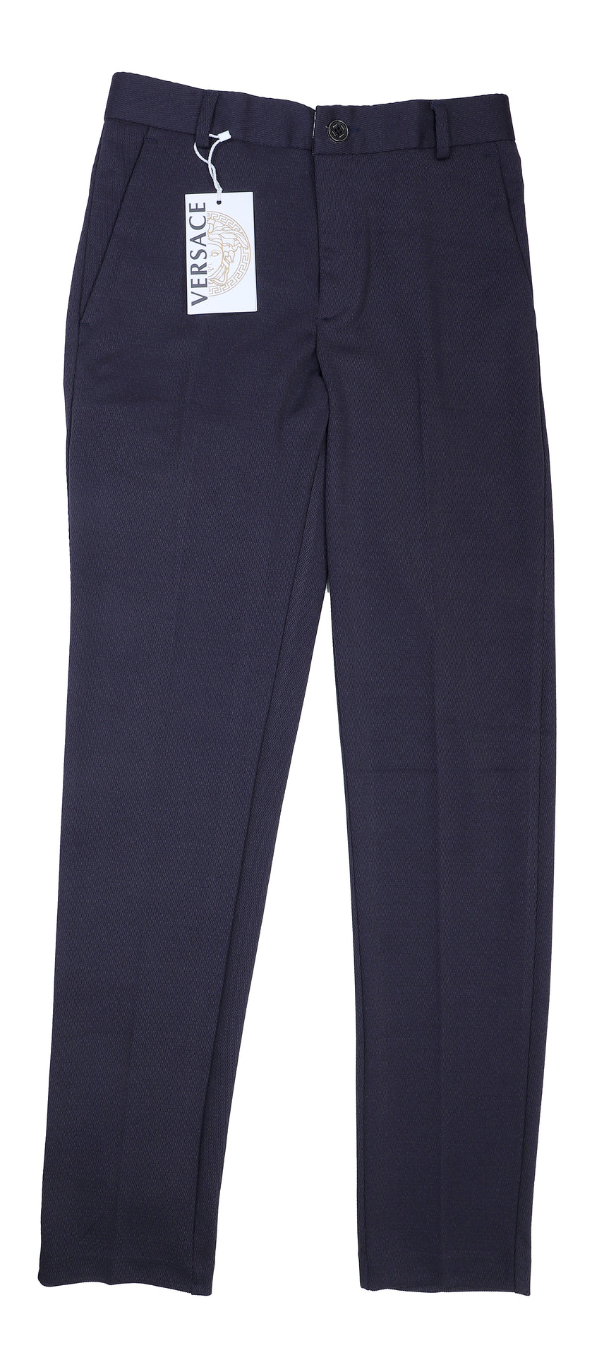 VERSACE Tailored Navy Dress Pants