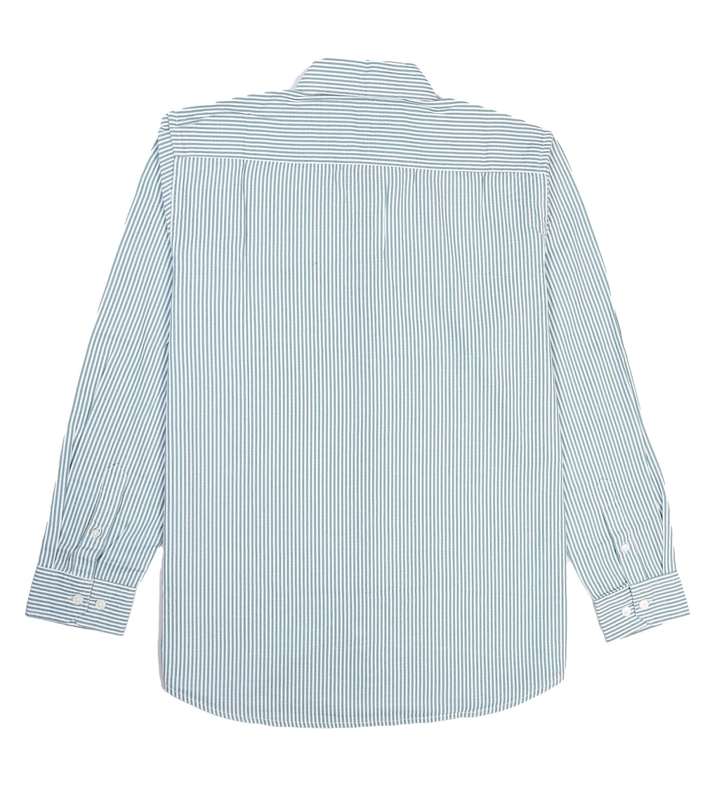 LACOSTE Classic Striped Button-Up Shirt