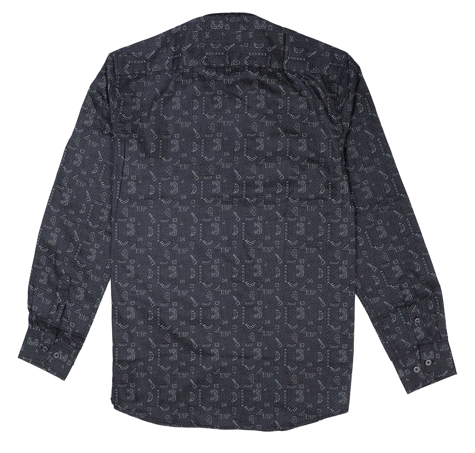 CALVIN KLEIN Midnight Ember Tailored Fit Long Sleeve Graphic Shirt