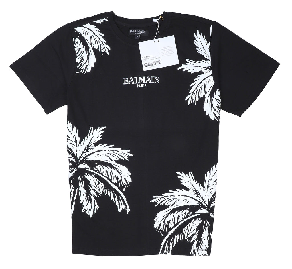 BALMAIN Midnight Onyx Relaxed Fit Short Sleeve T-Shirt
