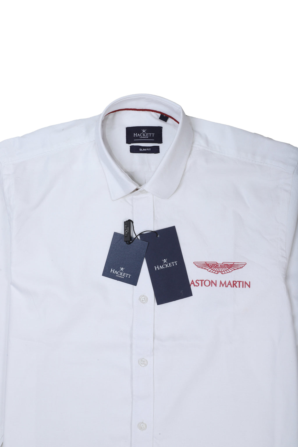 HACKETT Opalescent Ivory Classic Fit Long Sleeve Dress Shirt