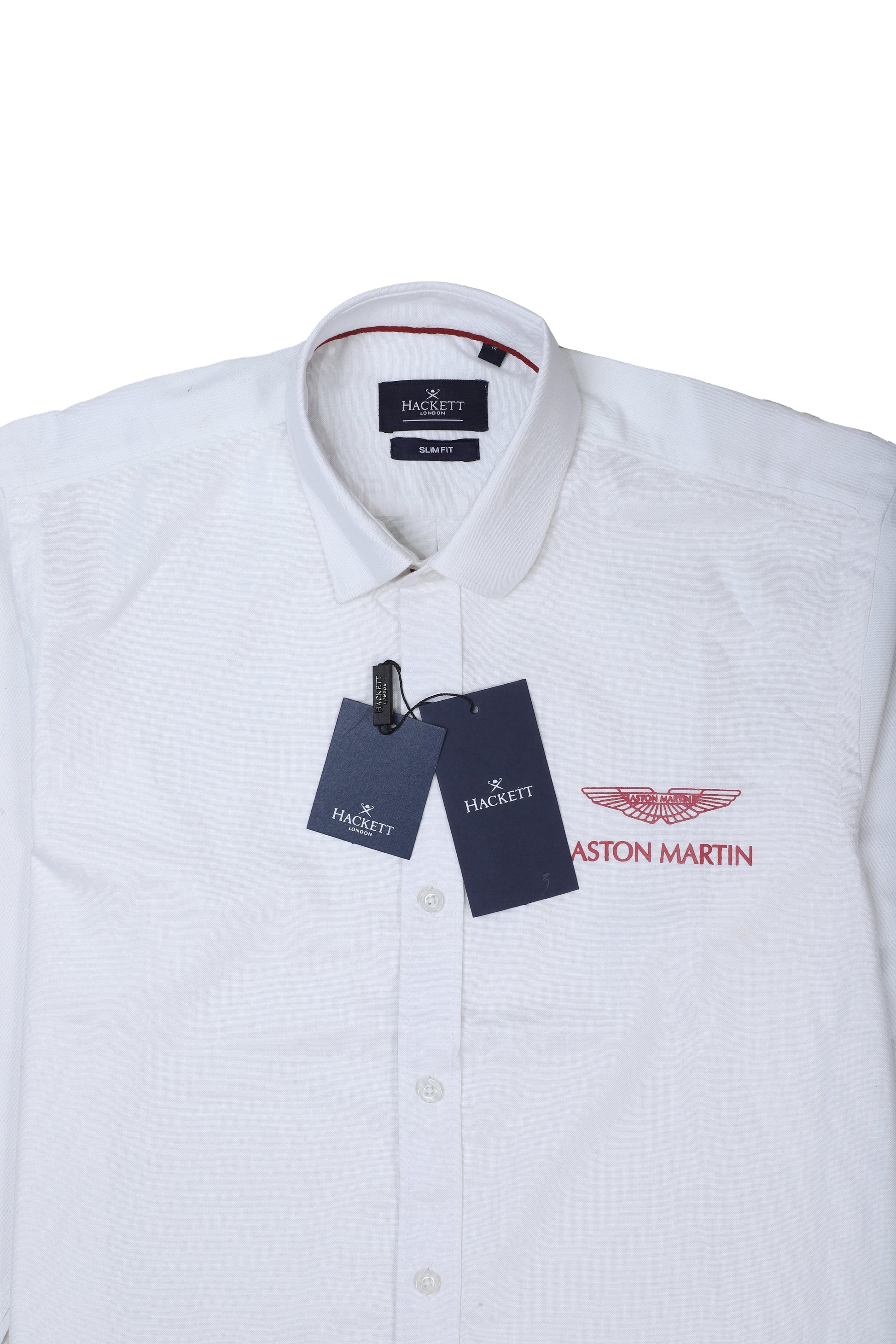 HACKETT Opalescent Ivory Classic Fit Long Sleeve Dress Shirt