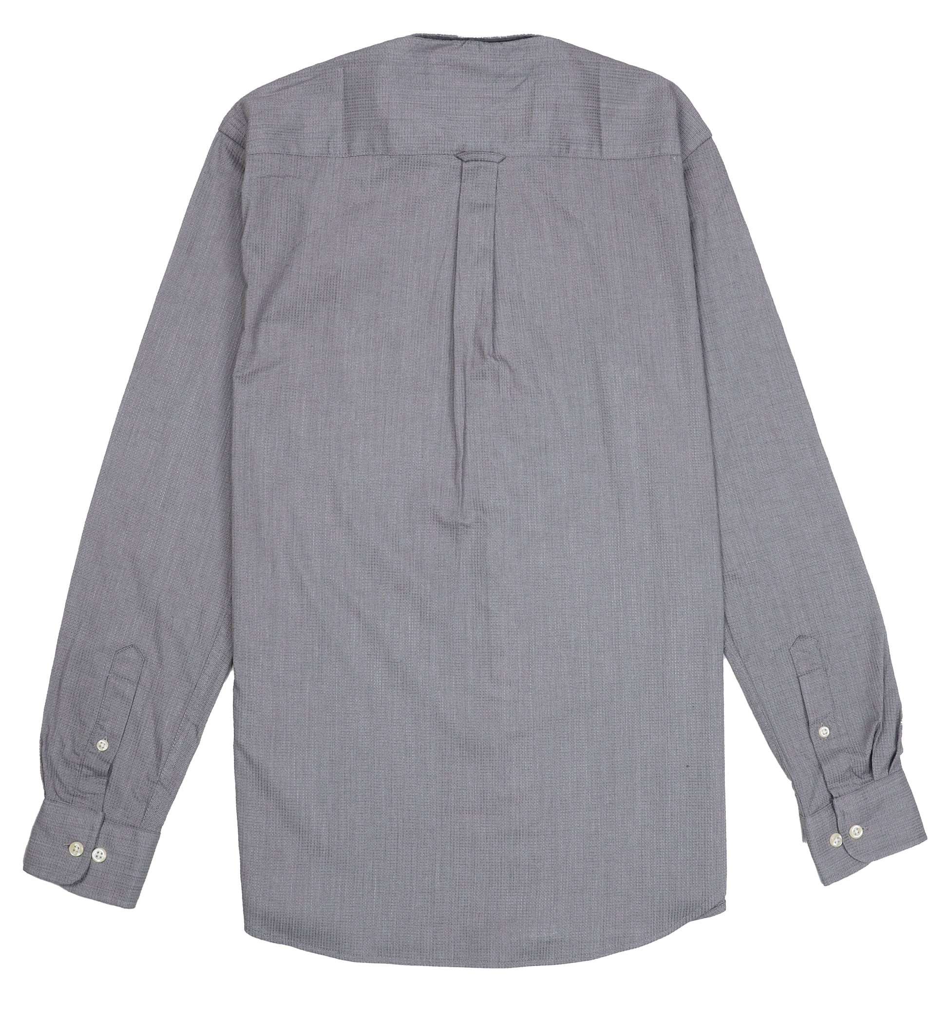 GANT Misty Charcoal Tailored Fit Long Sleeve Button-Up Shirt
