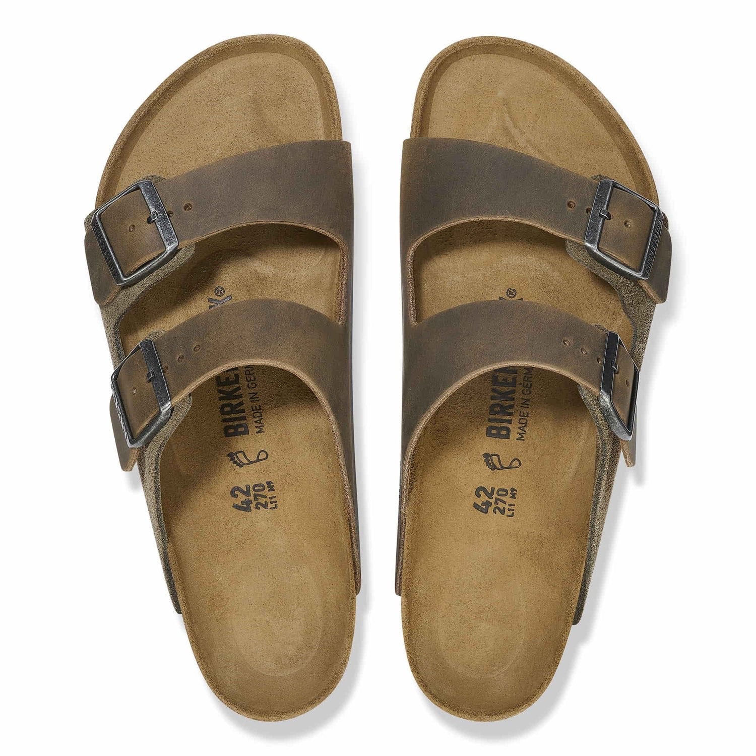 Birkenstock Earthy Elegance Suede Sandals in Olive Drab