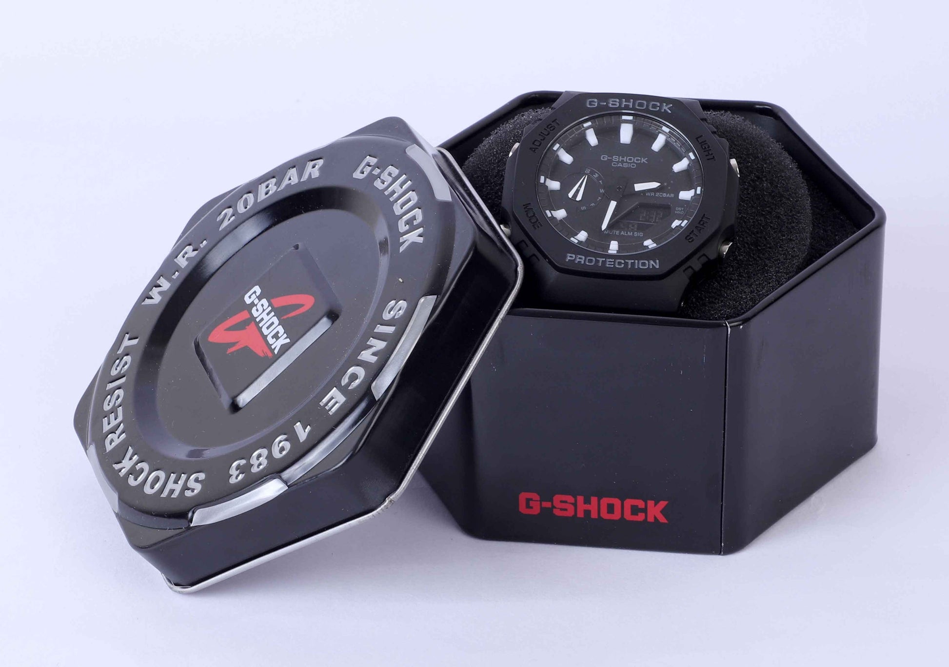 G-SHOCK Obsidian Nightfall Ultra-Resilient Analog-Digital Timepiece with 20 Bar Water Resistance